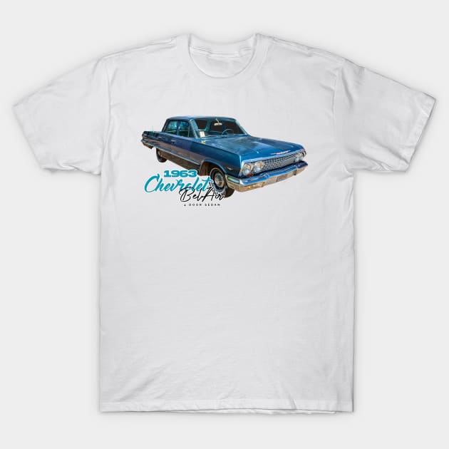 1963 Chevrolet Belair 4 Door Sedan T-Shirt by Gestalt Imagery